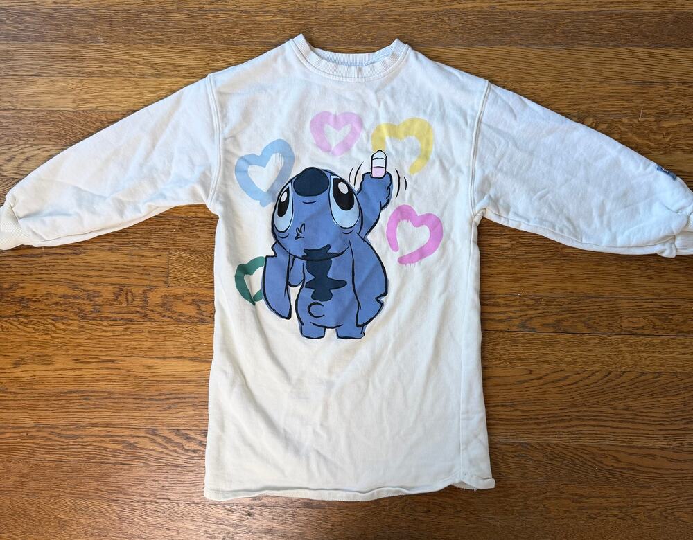 Zara Girls' Stitch Sweatshirt Dress Size 9